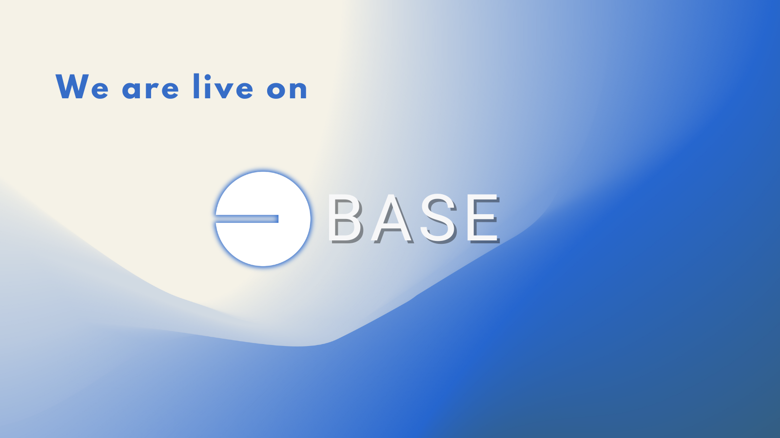 Live announcement on Base